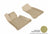 MAXpider Rubber Floor Mats for BMW [Covers Front Row, Tan] L1BM05011502