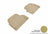 MAXpider Rubber Floor Mats for BMW [Covers Rear (2nd) Row, Tan] L1BM05021502