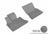 MAXpider Rubber Floor Mats for X5/X6 [Covers Front Row, Gray] L1BM05111501