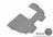 MAXpider Rubber Floor Mats for 2013 2012 2011 2010 2009 2008 2007 BMW X5 [Covers Rear (3rd) Row, Gray] L1BM05131501