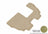 MAXpider Rubber Floor Mats for 2013 2012 2011 2010 2009 2008 2007 BMW X5 [Covers Rear (3rd) Row, Tan] L1BM05131502