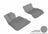 MAXpider Rubber Floor Mats for BMW [Covers Front Row, Gray] L1BM05211501