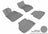 MAXpider Rubber Floor Mats for 740i/750i [Covers Front & Rear Row, Gray] L1BM05301501