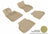 MAXpider Rubber Floor Mats for 740i/750i [Covers Front & Rear Row, Tan] L1BM05301502