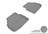 MAXpider Rubber Floor Mats for 740i/750i [Covers Rear (2nd) Row, Gray] L1BM05321501