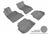 MAXpider Rubber Floor Mats for BMW [Covers Front & Rear Row, Gray] L1BM05401501