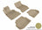 MAXpider Rubber Floor Mats for BMW [Covers Front & Rear Row, Tan] L1BM05401502