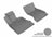 MAXpider Rubber Floor Mats for BMW [Covers Front Row, Gray] L1BM05411501