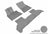 MAXpider Rubber Floor Mats for X5/X6 [Covers Front & Rear Row, Gray] L1BM05501501