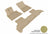 MAXpider Rubber Floor Mats for X5/X6 [Covers Front & Rear Row, Tan] L1BM05501502