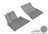MAXpider Rubber Floor Mats for X5/X6 [Covers Front Row, Gray] L1BM05511501