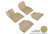 MAXpider Rubber Floor Mats for 428i/435i [Covers Front & Rear Row, Tan] L1BM05601502