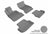 MAXpider Rubber Floor Mats for BMW [Covers Front & Rear Row, Gray] L1BM05801501