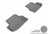 MAXpider Rubber Floor Mats for BMW [Covers Rear (2nd) Row, Gray] L1BM05821501