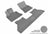MAXpider Rubber Floor Mats for 2014 2013 2012 2011 2010 2009 2008 BMW X6 [Covers Front & Rear Row, Gray] L1BM06201501