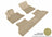 MAXpider Rubber Floor Mats for 2014 2013 2012 2011 2010 2009 2008 BMW X6 [Covers Front & Rear Row, Tan] L1BM06201502