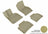 MAXpider Rubber Floor Mats for 428i Gran Coupe/435i Gran Coupe [Covers Front & Rear Row, Tan] L1BM06701502