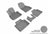 MAXpider Rubber Floor Mats for X1/X2 [Covers Front & Rear Row, Gray] L1BM07301501