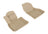MAXpider Rubber Floor Mats for X1/X2 [Covers Front Row, Tan] L1BM07311502