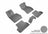 MAXpider Rubber Floor Mats for BMW [Covers Front & Rear Row, Gray] L1BM08401501