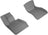 MAXpider Rubber Floor Mats for BMW [Covers Front Row, Gray] L1BM08411501