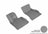 MAXpider Rubber Floor Mats for 2019 2018 BMW 640i xDrive Gran Turismo [Covers Front Row, Gray] L1BM09111501