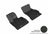 MAXpider Rubber Floor Mats for 2019 2018 BMW 640i xDrive Gran Turismo [Covers Front Row, Black] L1BM09111509
