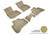 MAXpider Rubber Floor Mats for X3/X4 [Covers Front & Rear Row, Tan] L1BM09201502