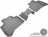 MAXpider Rubber Floor Mats for X3/X4 [Covers Rear (2nd) Row, Gray] L1BM09221501