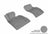 MAXpider Rubber Floor Mats for 2019 2018 2017 2016 2015 2014 2013 Cadillac ATS [Covers Front Row, Gray] L1CD00611501