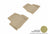 MAXpider Rubber Floor Mats for 2019 2018 2017 2016 2015 2014 2013 Cadillac ATS [Covers Rear (2nd) Row, Tan] L1CD00621502