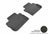 MAXpider Rubber Floor Mats for 2013 2012 2011 2010 2009 Cadillac CTS [Covers Rear (2nd) Row, Black] L1CD00721509