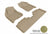 MAXpider Rubber Floor Mats for 2016 2015 2014 2013 2012 2011 2010 Cadillac SRX [Covers Front & Rear Row, Tan] L1CD00801502
