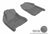 MAXpider Rubber Floor Mats for 2016 2015 2014 2013 2012 2011 2010 Cadillac SRX [Covers Front Row, Gray] L1CD00811501