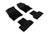MAXpider Rubber Floor Mats for 2016 2015 2014 Cadillac ELR [Covers Front & Rear Row, Black] L1CD00901509