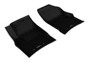 MAXpider Rubber Floor Mats for 2016 2015 2014 Cadillac ELR [Covers Front Row, Black] L1CD00911509