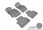 MAXpider Rubber Floor Mats for 2019 2018 2017 2016 2015 2014 Cadillac CTS [Covers Front & Rear Row, Gray] L1CD01001501