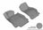 MAXpider Rubber Floor Mats for 2019 2018 2017 2016 2015 2014 Cadillac CTS [Covers Front Row, Gray] L1CD01011501