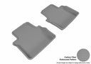 MAXpider Rubber Floor Mats for 2019 2018 2017 2016 2015 2014 Cadillac CTS [Covers Rear (2nd) Row, Gray] L1CD01021501