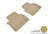 MAXpider Rubber Floor Mats for 2019 2018 2017 2016 2015 2014 Cadillac CTS [Covers Rear (2nd) Row, Tan] L1CD01021502