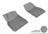 MAXpider Rubber Floor Mats for 2019 2018 2017 2016 2015 2014 2013 Cadillac XTS [Covers Front Row, Gray] L1CD01111501