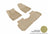 MAXpider Rubber Floor Mats for 2021 2020 2019 2018 2017 Cadillac XT5 [Covers Front & Rear Row, Tan] L1CD01601502
