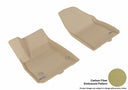 MAXpider Rubber Floor Mats for 2021 2020 2019 2018 2017 Cadillac XT5 [Covers Front Row, Tan] L1CD01611502