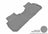MAXpider Rubber Floor Mats for 2021 2020 2019 2018 2017 Cadillac XT5 [Covers Rear (2nd) Row, Gray] L1CD01621501