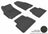 MAXpider Rubber Floor Mats for 2011 2010 2009 2008 2007 Chevrolet Aveo [Covers Front & Rear Row, Black] L1CH00801509