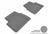 MAXpider Rubber Floor Mats for Aveo/Aveo5 [Covers Rear (2nd) Row, Gray] L1CH00821501