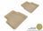 MAXpider Rubber Floor Mats for Aveo/Aveo5 [Covers Rear (2nd) Row, Tan] L1CH00821502