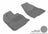 MAXpider Rubber Floor Mats for Equinox/Terrain [Covers Front Row, Gray] L1CH01411501