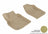 MAXpider Rubber Floor Mats for 2010 2009 2008 2007 2006 2005 Chevrolet Cobalt [Covers Front Row, Tan] L1CH01611502