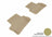 MAXpider Rubber Floor Mats for 2010 2009 2008 2007 2006 2005 Chevrolet Cobalt [Covers Rear (2nd) Row, Tan] L1CH01621502